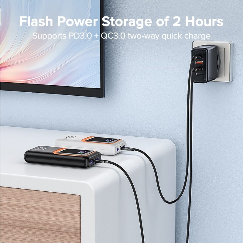 20,000mAh PD 22.5W Fast Charge Power Bank High Capacity External Battery 20,000mAh PD 22.5W Fast Charge Power Bank High Capacity External Battery