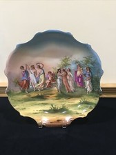 Victoria Austria Neoclassical Cabinet Plate with Classical Maidens Scene — listing 2