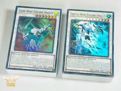 Yugioh Arc-V Complete Yugo Deck! Clear Wing Dragon + Crystal Win **HOT** +  Bonus | eBay