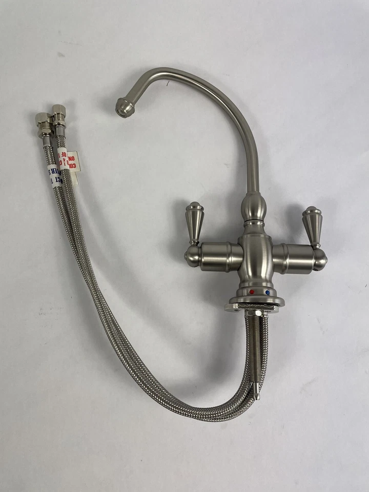 Mountain Plumbing Little Gourmet MT1201/BRN Hot & Cold faucet BRUSHED NICKEL - Image 2 of 4