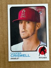 2022 Topps Heritage High Number - #594 Cooper Criswell (RC) Angels 