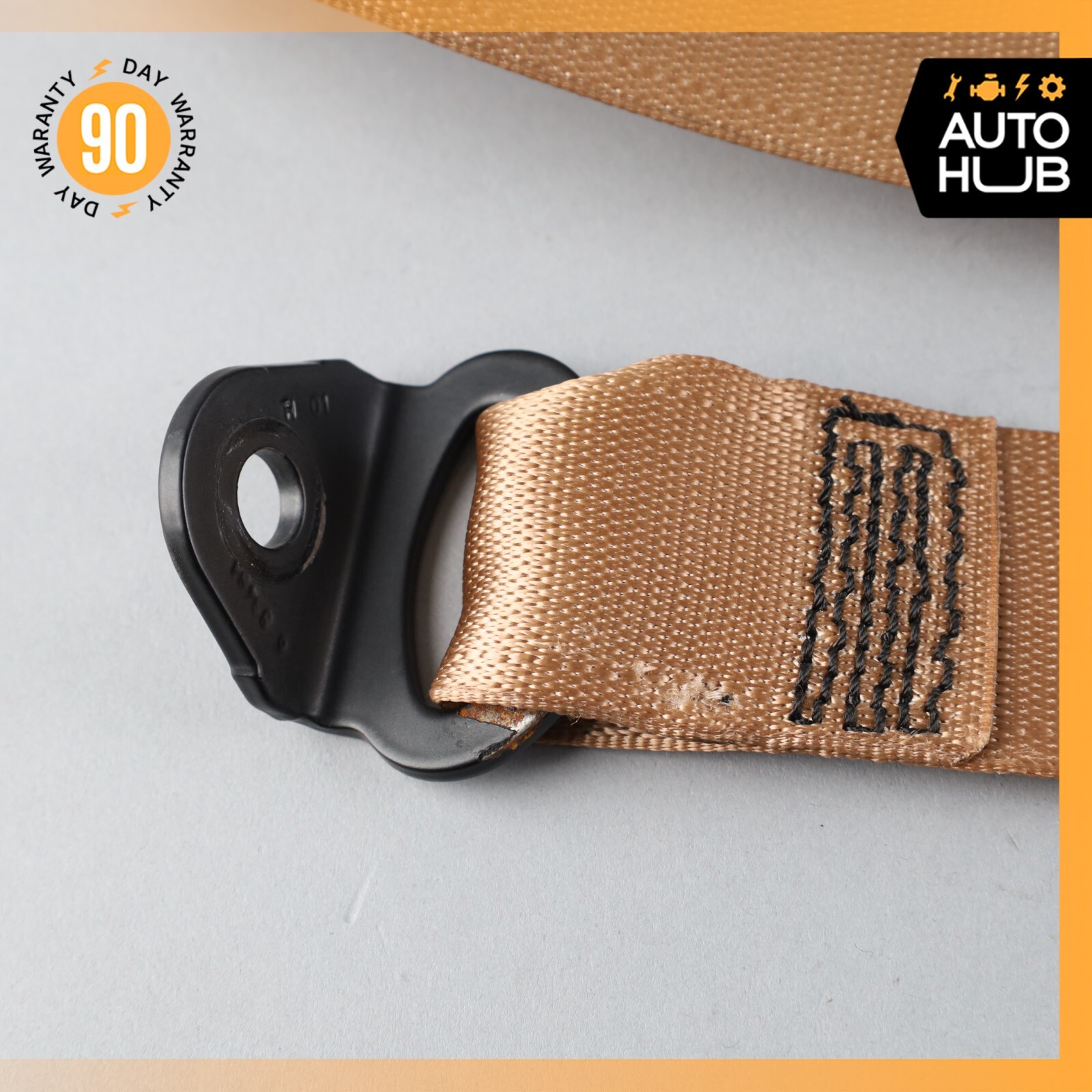09-13 Maserati Quattroporte S M139 Rear Center Seat Belt Beige OEM 50k