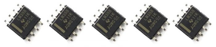 5x LM358 SOP8 Low Power Dual Operational Amplifier Surface Mount Op Amp IC