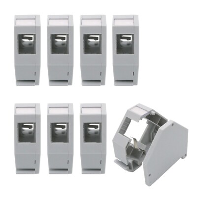 8x ARLI Hutschienenadapter für RJ45 Keystone Modul Halter Adapter für Hutschiene