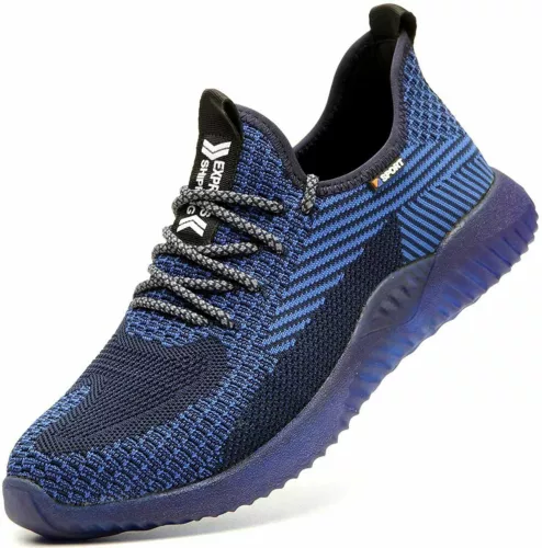 Men's Work Shoes S3 Light Steel Cap Women's Safety Shoes Sport Sneakers - Picture 12 of 15