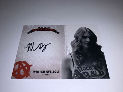Sons Of Anarchy Autograph Card Of Winter Ave Zoli As Lyla. WZ.