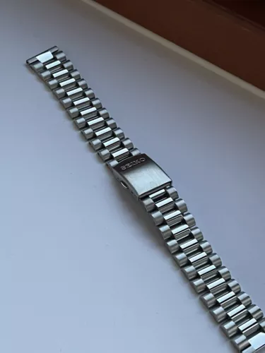 Seiko jubilee 18mm strap bracelet stainless steel with straight lug ends BARGAIN - Picture 3 of 9