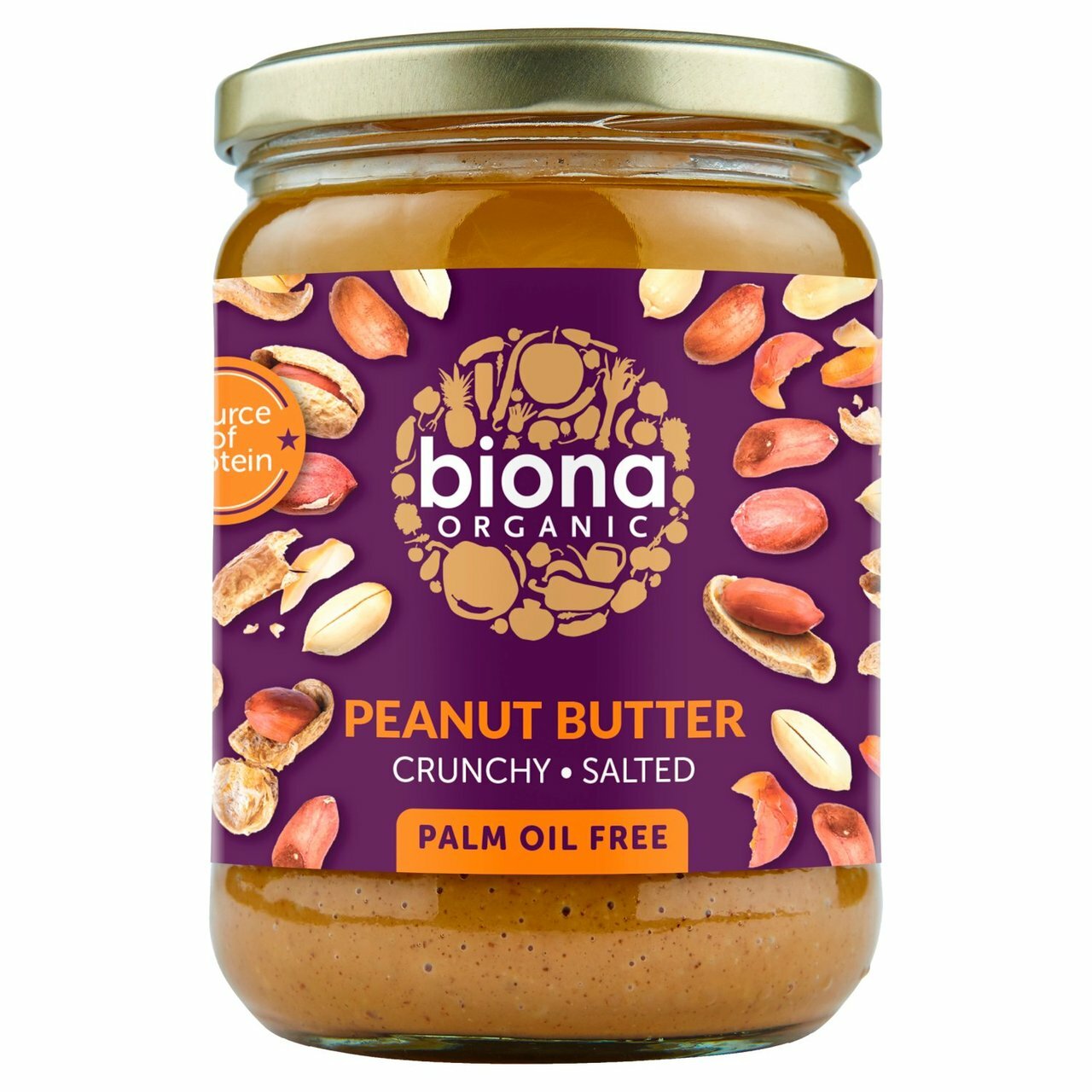 Biona Peanut Butter - Smooth & Unsalted 500g