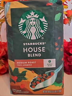 Starbucks ~ House Blend ☕ Medium Roast Whole Bean Coffee 2.5 lbs