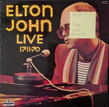 Elton John Elton John Live 17-11–70 Vinyl Record LP VG/VG SHM942 1977