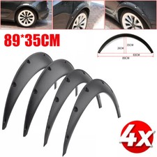 4Pcs 89CM Universal Flexible Cars Body Fender Flares Extension Wide Wheel Arches