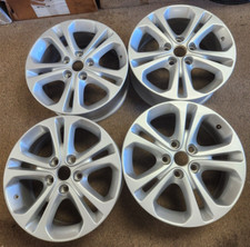 18" DODGE DURANGO FACTORY OEM SILVER ALLOY WHEELS RIMS 18x8 2011-2013