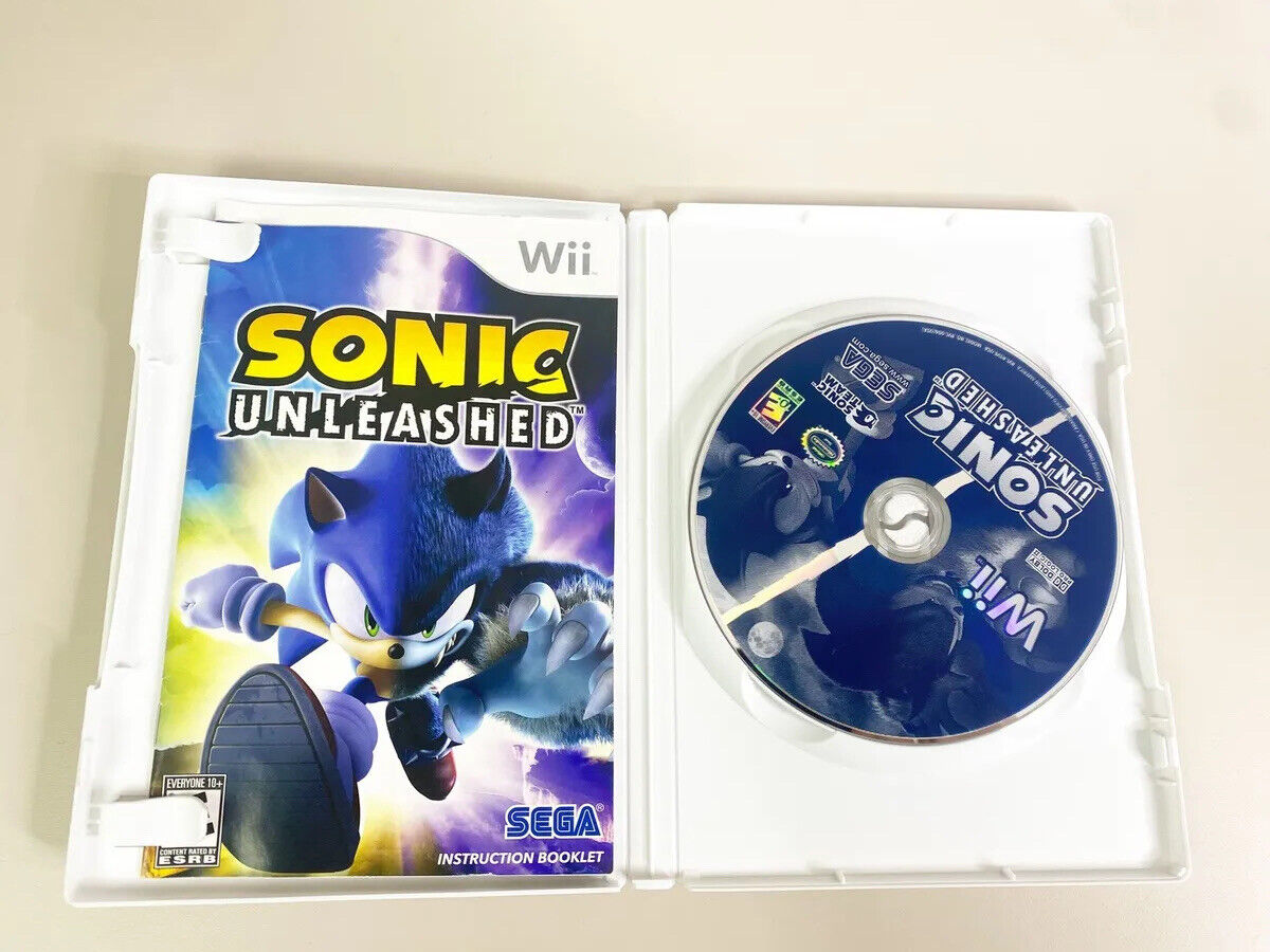 Sonic Unleashed (Nintendo Wii, 2008)Complete with Manual CIB