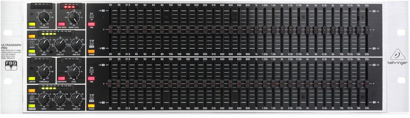 Behringer FBQ6200HD - 31-band Stereo Graphic EQ