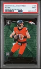 2024 PANINI TOTALLY CERTIFIED MIRROR NEON GREEN #105 BO NIX ROOKIE RC /99 PSA 9