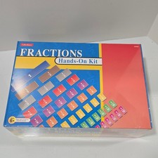 Lakeshore Fractions Hands-On Kit GG904 Math Learning Manipulatives 20 Pouches