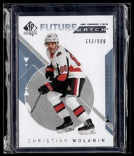 2018-19 SP Authentic Christian Wolanin Rookie 153/999 Ottawa Senators #181