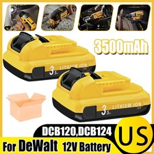 2Pack 3.5Ah 12Volt Max Lithium-ion Battery For Dewalt DCB127-2 DCB120 DCB121