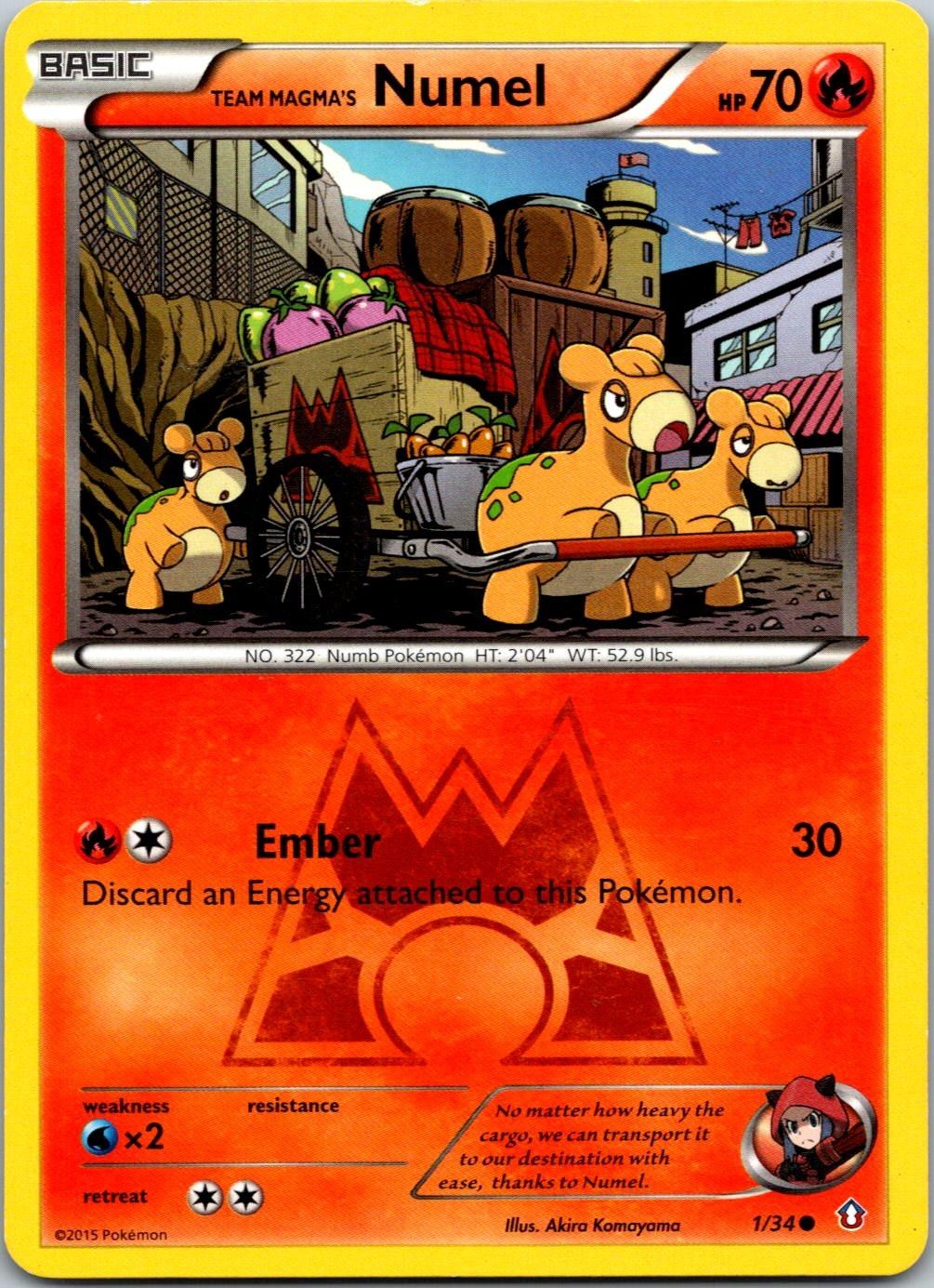 TEAM MAGMA'S NUMEL - 1/34 - DOUBLE CRISIS - - LP