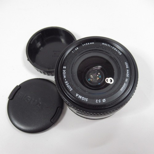 Sigma 24mm f/2.8 Super Wide II Lens Minolta A Type Mount Auto And Manual Focus - Picture 17 of 24