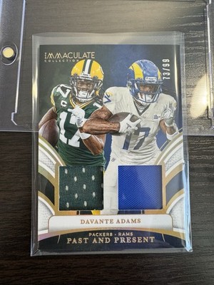 2025 Panini Immaculate Past and Present Davante Adams Dual Patch  /99