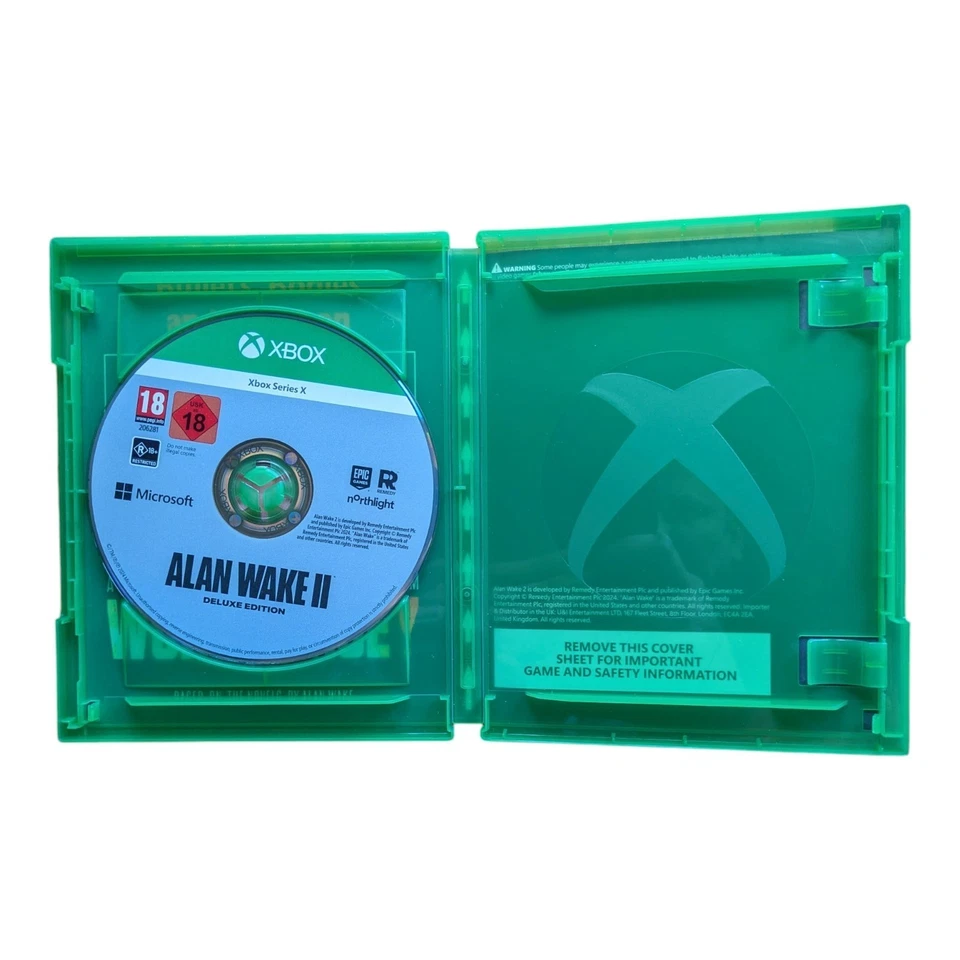 ALAN WAKE II DELUXE EDITION XBOX SERIES X VIDEO GAME ORIGINAL UK RELEASE MINT CO, photo 2 of 3