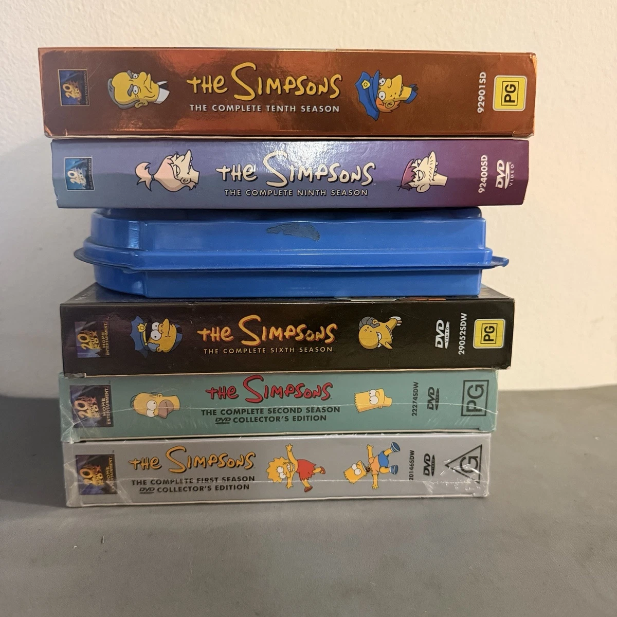 The Simpsons Complete Seasons 1, 2, 6, 7, 9 & 10 DVD Collector's Box Sets