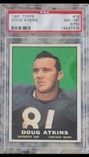 1961 Topps - Doug Atkins #15 - Chicago Bears - PSA 8 (PD)