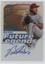 2024 Panini Prospect Edition Future Legends Signatures /99 Ben Hess Auto 0rd2