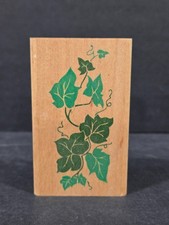 1995 Posh Impressions, Stampede Rubber Stamp, Leave Pattern