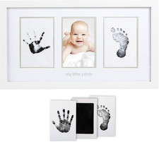 Baby Hand and Footprint Kit - Inkless No Mess Clean-Touch Ink Pad, Newborn Keeps