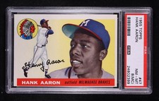 1955 Topps - Hank Aaron #47 PSA 8 MC ** Only a Pop of 29 over an PSA 8