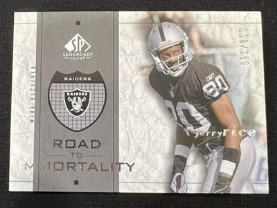 JERRY RICE 2002 SP Legendary Cuts #112 NFL HOF Oakland Raiders #391/800