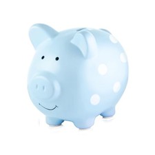 Large Ceramic Piggy Bank, Ideal for Boys and Girls, Kids Money and Coin Bank, Pe