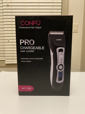 Confu Professional Wireless Rechargeable Hair Clipper With Titanium Blade KF-T86