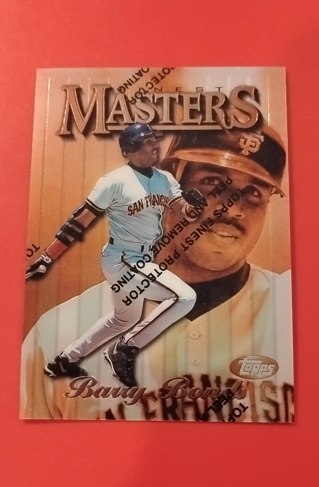 1997 Topps Finest - Common - Bronze Barry Bonds #1