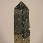 4.6" PYRITE Crystal Tower Polished Gemstone Point Obelisk - Peru — photo 7