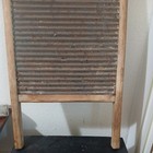 Liberty Bell Washboard&Howard Antique Metal And Wood Old Primitive Washboards — photo 3