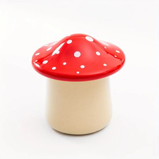 1Pc Speckled White Butter Crock with Lid for Countertop - Ceramic French Butter 