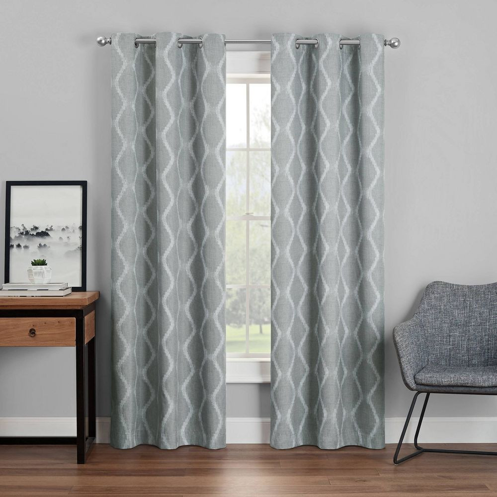 Плотная шторная панель Windsor 108x42 Geo Gray - Eclipse 3090₽