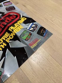 NES Insert Now You&rsquo;re Playing Power Original Nintendo Console NES POSTER 1988