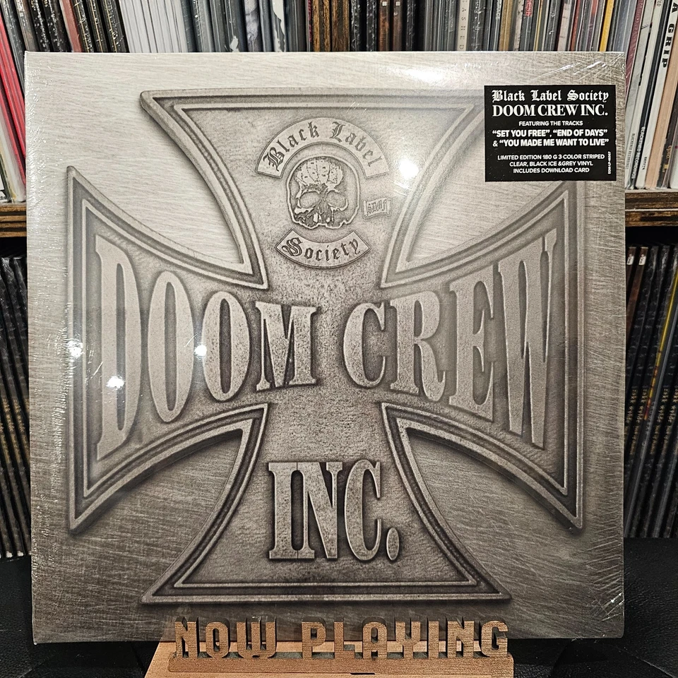 BLACK LABEL SOCIETY Doom Crew Inc. LIMITED STRIPED Vinyl 2LP [NEW/SEALED *Bumps] Foto 3 de 4