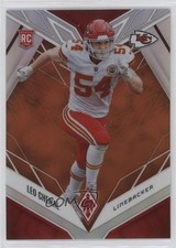 2022 Panini Phoenix Rookies Orange 77/99 Leo Chenal #183 0t2