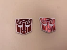 Ocean Plastic Chromed Red Logos for MPP10 Trailer,In stock
