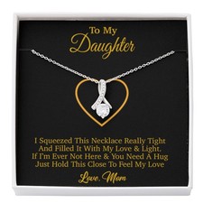 To My Daughter Necklace, Gift for Daughter from mom, Daughter mother Necklace