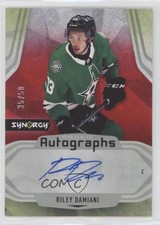 2021-22 Upper Deck Synergy Rookie Auto Red 35/50 Riley Damiani #AR-RD Auto u0h