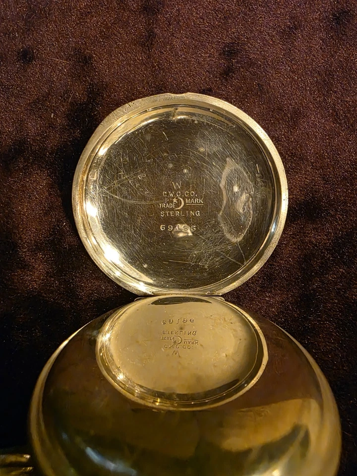American Waltham часы Co. класса No Карманные часы 22 из чистого серебра 16s 11j США - Изображение 3 из 4