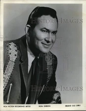 1963 Press Photo Don Gibson, Country Singer - lrx82515