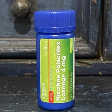 Amazon Basic Care Nicotine Polacrilex Lozenges 4mg MINT Flavor 24 PCs. - Exp1226