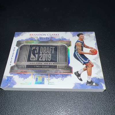 #ad #ad Brandon Clarke Impeccable 1oz Silver Draft 2019 $150.00